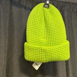 FP Movement by Free People Lime Green Knit Beanie NWT Best Free People Hats Bucket Hats Beanies Caps 2023 main image 4
